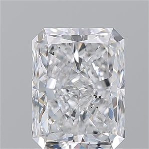 Picture of Natural Diamond 2.01 Carats, Radiant with  Cut, D Color, SI1 Clarity and Certified by GIA