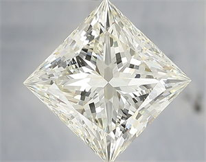 Foto Diamante Natural 3.06 quilates, Princesa , Color J, claridad VVS1 y certificado IGI de