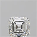 Diamante Natural 0.90 quilates, Asscher , Color H, claridad VS1 y certificado GIA