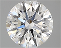 Lab Grown Diamond 1.02 Carats, Round with Ideal Cut, D Color, VS1 Clarity and Certified by IGI
