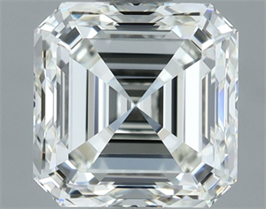 Picture of Natural Diamond 1.53 Carats, Asscher with  Cut, I Color, VVS2 Clarity and Certified by IGI