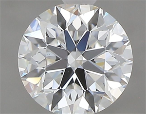 Picture of Natural Diamond 0.30 Carats, Heart with  Cut, E Color, IF Clarity and Certified by GIA