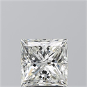 Natural Diamond 2.01 Carats, Princess with  Cut, J Color, VVS1 Clarity and Certified by GIA