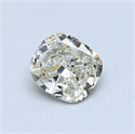 Natural Diamond 0.51 Carats, Cushion with  Cut, L Color, SI1 Clarity and Certified by GIA