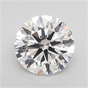 Lab Grown Diamond 1.03 Carats, Round with Ideal Cut, D Color, VVS2 Clarity and Certified by IGI