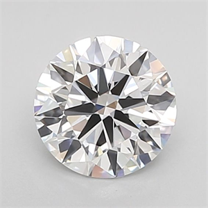 Picture of Lab Grown Diamond 1.03 Carats, Round with Ideal Cut, D Color, VVS2 Clarity and Certified by IGI