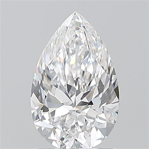 Picture of Natural Diamond 1.01 Carats, Pear with  Cut, D Color, VS1 Clarity and Certified by GIA