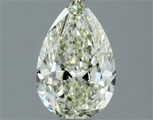 Picture of Natural Diamond 0.72 Carats, Pear with  Cut, L Color, VVS2 Clarity and Certified by IGI