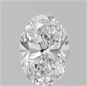 Diamante Natural 2.21 quilates, Ovalado , Color D, claridad VVS1 y certificado GIA