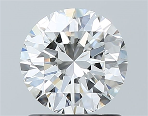Picture of Natural Diamond 1.00 Carats, Round with Excellent Cut, H Color, SI1 Clarity and Certified by GIA