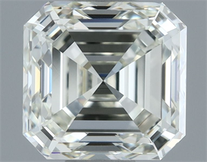 Foto Diamante Natural 1.00 quilates, Asscher , Color J, claridad IF y certificado IGI de