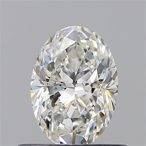 Picture of Natural Diamond 0.60 Carats, Oval with  Cut, G Color, SI1 Clarity and Certified by GIA