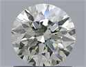 Natural Diamond 1.00 Carats, Round with Excellent Cut, M Color, VS1 Clarity and Certified by GIA