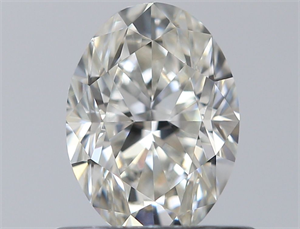 Picture of Natural Diamond 0.60 Carats, Oval with  Cut, G Color, VS2 Clarity and Certified by GIA