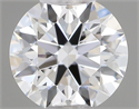 Natural Diamond 0.40 Carats, Round with Excellent Cut, F Color, VVS2 Clarity and Certified by GIA