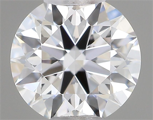 Picture of Natural Diamond 0.40 Carats, Round with Excellent Cut, F Color, VVS2 Clarity and Certified by GIA