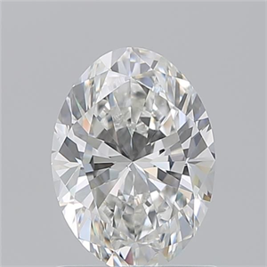 Picture of Natural Diamond 1.20 Carats, Oval with  Cut, F Color, VS2 Clarity and Certified by GIA