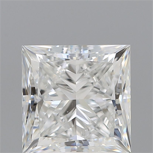 Picture of Natural Diamond 2.11 Carats, Princess with  Cut, F Color, VS1 Clarity and Certified by GIA