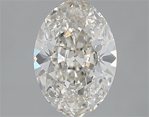 Foto Diamante Natural 1.70 quilates, Ovalado , Color K, claridad SI1 y certificado GIA de