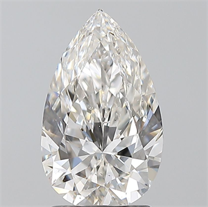 Picture of Natural Diamond 2.01 Carats, Pear with  Cut, G Color, SI1 Clarity and Certified by GIA