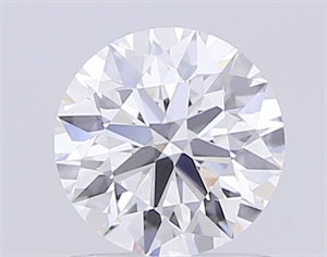 Picture of Lab Grown Diamond 1.08 Carats, Round with Ideal Cut, D Color, VVS2 Clarity and Certified by IGI