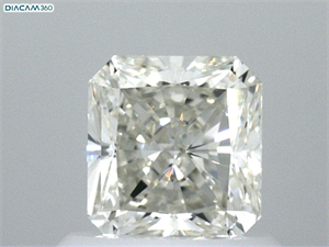 Foto Diamante Natural 0.92 quilates, Radiante , Color J, claridad SI1 y certificado GIA de