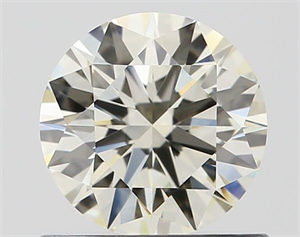 Picture of Natural Diamond 0.72 Carats, Round with Excellent Cut, J Color, IF Clarity and Certified by IGI