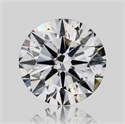 Natural Diamond 1.02 Carats, Round with Excellent Cut, H Color, SI2 Clarity and Certified by GIA