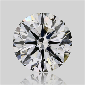 Picture of Natural Diamond 1.02 Carats, Round with Excellent Cut, H Color, SI2 Clarity and Certified by GIA