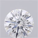 Lab Grown Diamond 3.07 Carats, Round with Ideal Cut, E Color, IF Clarity and Certified by IGI