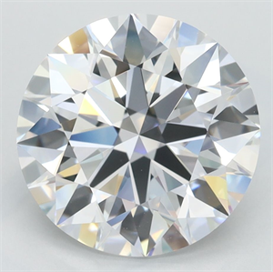 Picture of Lab Grown Diamond 3.54 Carats, Round with Ideal Cut, D Color, IF Clarity and Certified by IGI