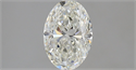 Natural Diamond 1.30 Carats, Oval with  Cut, H Color, VVS1 Clarity and Certified by IGI