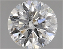Diamante Natural 1.70 quilates, Redondo , Color F, claridad SI2 y certificado HRD