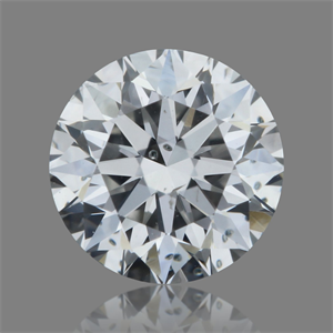 Picture of Natural Diamond 0.42 Carats, Round with Very Good Cut, F Color, SI2 Clarity and Certified by GIA