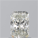 Natural Diamond 0.72 Carats, Radiant with  Cut, J Color, SI1 Clarity and Certified by GIA