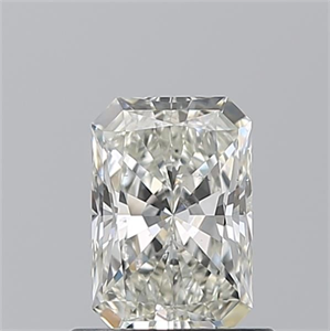 Picture of Natural Diamond 0.72 Carats, Radiant with  Cut, J Color, SI1 Clarity and Certified by GIA