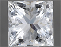 Natural Diamond 1.20 Carats, Princess with  Cut, G Color, VS2 Clarity and Certified by GIA