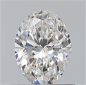 Natural Diamond 0.70 Carats, Oval with  Cut, G Color, VVS2 Clarity and Certified by GIA