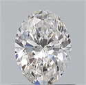 Natural Diamond 0.70 Carats, Oval with  Cut, G Color, VVS2 Clarity and Certified by GIA