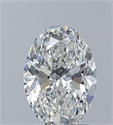 Natural Diamond 1.30 Carats, Oval with  Cut, G Color, VS1 Clarity and Certified by GIA