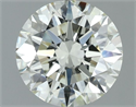 Natural Diamond 1.30 Carats, Round with Excellent Cut, L Color, IF Clarity and Certified by IGI