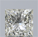 Natural Diamond 1.50 Carats, Princess with  Cut, L Color, VS1 Clarity and Certified by GIA
