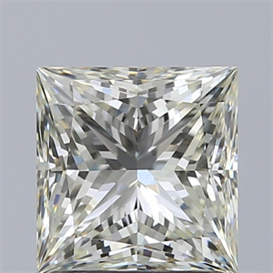 Picture of Natural Diamond 1.50 Carats, Princess with  Cut, L Color, VS1 Clarity and Certified by GIA