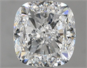 Natural Diamond 3.02 Carats, Cushion with  Cut, F Color, SI2 Clarity and Certified by GIA