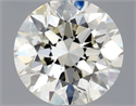 Natural Diamond 0.70 Carats, Round with Excellent Cut, K Color, VVS2 Clarity and Certified by GIA
