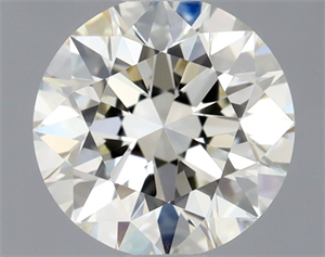 Picture of Natural Diamond 0.70 Carats, Round with Excellent Cut, K Color, VVS2 Clarity and Certified by GIA