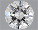 Natural Diamond 2.01 Carats, Round with Excellent Cut, E Color, VS1 Clarity and Certified by GIA