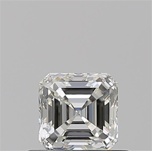 Foto Diamante Natural 0.51 quilates, Asscher , Color J, claridad VVS2 y certificado GIA de