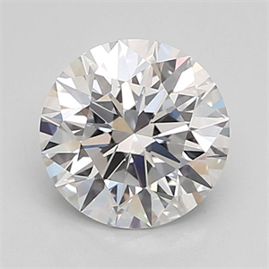 Picture of Lab Grown Diamond 1.04 Carats, Round with Ideal Cut, D Color, VVS2 Clarity and Certified by IGI