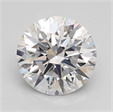 Lab Grown Diamond 1.03 Carats, Round with Ideal Cut, D Color, VVS2 Clarity and Certified by IGI